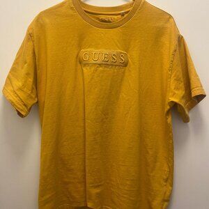 Mustard Yellow Guess Unisex T-Shirt 🌟👕
